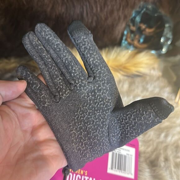 HEAD Gray Winter Gloves S (3975) NEW - Picture 3 of 3